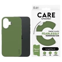 CARE by PanzerGlass Fashion Case iPhone 16 6,1" grün/grün MagSafe 1385