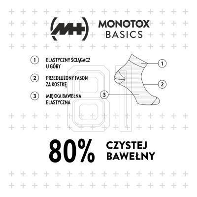 4. Monotox Basics Söckchen 3er-Pack MX20004