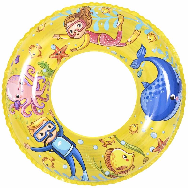 3. Unterwasserwelt Schwimmring 60 cm 37592 - GELB