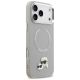 4. Karl Lagerfeld Karl & Choupette Pins MagSafe Case für iPhone 17 Pro - Grau