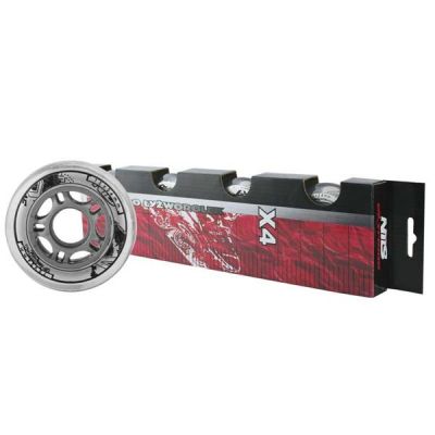 8. Nils Extreme PU-Räder 72x24 82A (4 Stk.) 