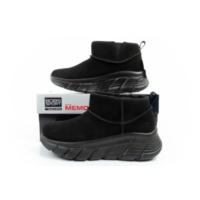 10. Skechers Damen Winterstiefel Isolierte Lederstiefeletten