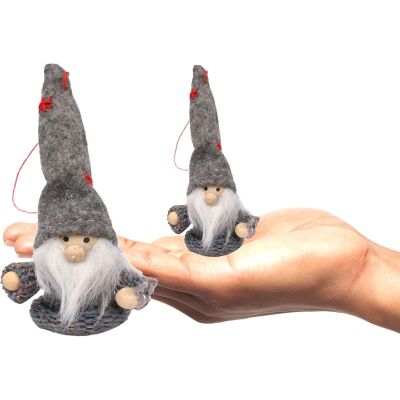 14. Anhänger „Grey Lephobe Bauble“, 11 cm