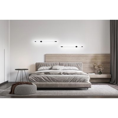 10. Activejet AJE-LUNGO Schwarze LED-Wandleuchte