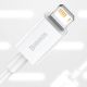 13. Baseus Superior Kabel USB - Lightning 2,4A 2 m Weiß (CALYS-C02)