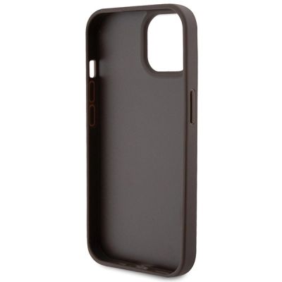 8. Guess GUHCP15MP4TDSCPW iPhone 15 Plus 6,7" braun/braunes Hardcase Crossbody 4G Metalllogo