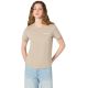 Champion Damen Kurzarm-T-Shirt Beige 118408 MS041