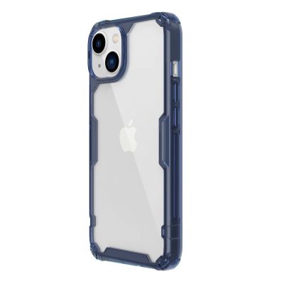 3. Nillkin Nature Pro iPhone 14 Plus Hülle, gepanzerte Hülle, blaue Hülle