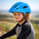 7. Wozinsky Kinder-Integralhelm mit USB-Rücklicht, Größe S – Blau
