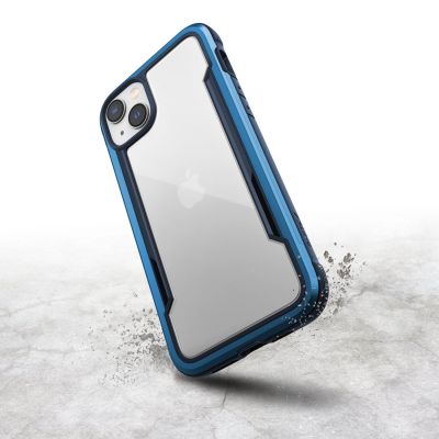 7. Raptic X-Doria Shield Case iPhone 14 gepanzerte Hülle blau