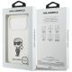 8. Karl Lagerfeld Silikonhülle mit Karl-Skizze und Logo (MagSafe) für iPhone 17 Pro – Weiß