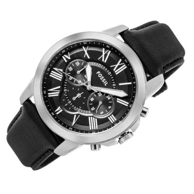 3. FOSSIL Grant Herrenuhr aus Leder FS4812 + Box
