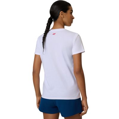 3. Damen-T-Shirt 4F F2785 weiß 4FWSS26TTSHF2785 10S