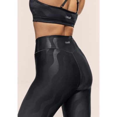 2. CASALL Eleganter Sport-BH mit Trägern, bedruckt, Schwarz