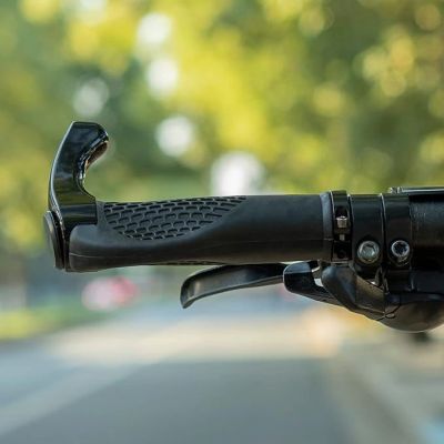 12. Rockbros BT1007B Fahrradhalter-Set mit Hupen – Schwarz