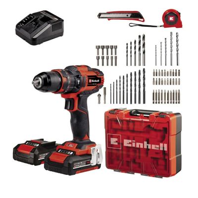 4. EINHELL TE-CD Akku-Bohrschrauber 18/40 Li-i +64 2x2Ah4513992