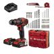 4. EINHELL TE-CD Akku-Bohrschrauber 18/40 Li-i +64 2x2Ah4513992