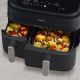 7. Philips Fritteuse der Serie 5000 NA551/00, Doppelfritteuse, 9 l, autonom, 2750 W, Heißluftfritteuse, Schwarz/Silber