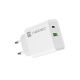 3. NATEC RIBERA USB-A + USB-C 20W POWER DELIVERY WEISSES LADEGERÄT NUC-2061