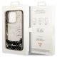 13. Guess GUHCP14LLC4PSGK iPhone 14 Pro 6.1" schwarz/schwarz Hardcase Liquid Glitter 4G Transculent