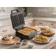 7. ELDOM WA900 WAFFELEISEN 1200-2000W, SANFTE TEMPERATURREGELUNG, DECKELVERRIEGELUNG, HEISSHALTENDER GRIFF