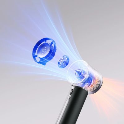 4. Jisulife Handheld Fan Pro1 Mini 4250mAh USB-C Tragbarer Ventilator - Schwarz