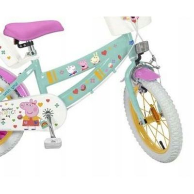 7. Kinderfahrrad Toimsa 12" Peppa Wutz grün