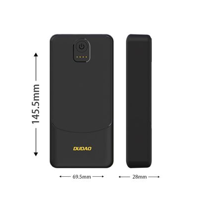 4. Dudao K10Pro Powerbank 2,4 A 20000 mAh 2 x USB-A - Schwarz