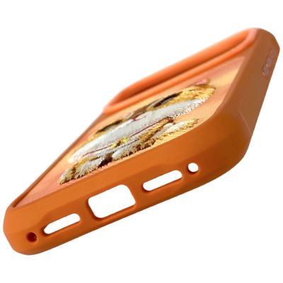 2. Nimmy Big Eyed Pet 2.0 Katzenhülle für iPhone 17 Pro Max – Orange