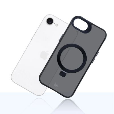 20. 3mk Smoke Case Mag&Stand für Apple iPhone 16E - Schwarz