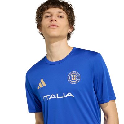 5. adidas Italien Herren-Trikot Nr. 26 blau KH2306