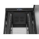 10. Lanberg 19" 37U 800X800 schwarzer Stand-Rackschrank mit perforierten Türen (Flat Pack)