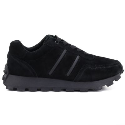2. Schwarze Plateau-Sneaker aus Leder von S.Barski