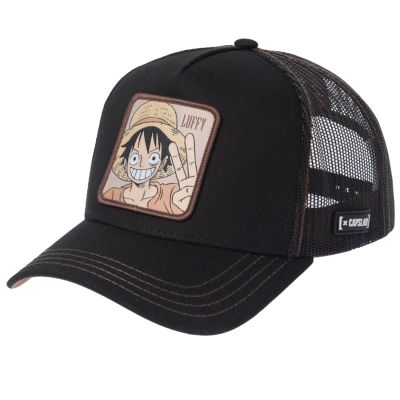 Capslab One Piece Trucker-Cap CL-OP2-1-CAS-WAN3 Schwarz One Size