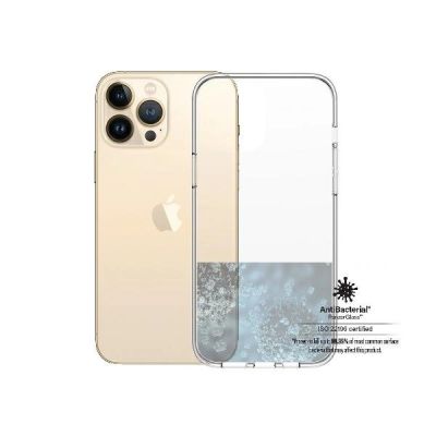 3. PanzerGlass ClearCase antibakterielle, in Militärqualität zertifizierte Hülle für iPhone 13 Pro Max – transparent