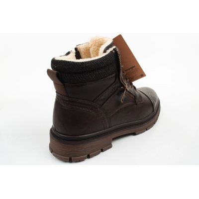 7. Wrangler Herrenschuhe Gillen Fur braune gefütterte Stiefeletten modisch