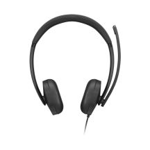Lenovo 5000 Kabelgebundenes VoIP-Headset mit Mikrofon, USB-A/C, Schwarz