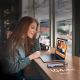 7. Ugreen USB-C Hub 10in1 USB-C HDMI Ethernet USB-A 5GB/s SD/TF Mini-Klinkenanschluss – Grau