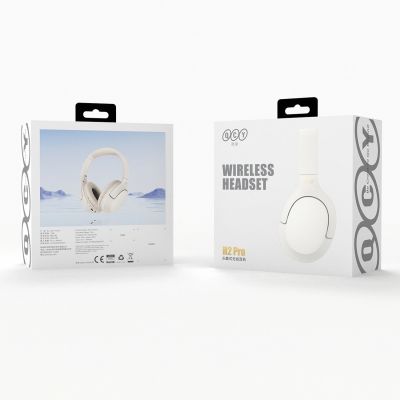 4. QCY H2 Pro ENC Bluetooth 5.3 Over-Ear-Kopfhörer – Weiß