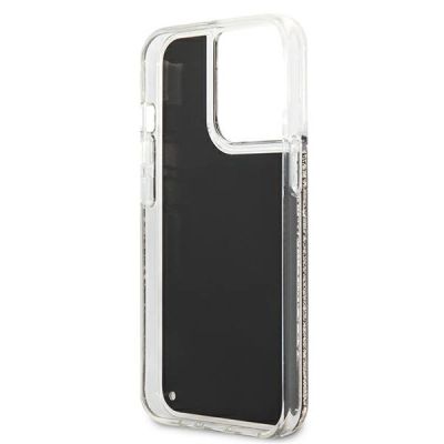 7. Karl Lagerfeld Liquid Glitter Gatsby Case für iPhone 13 Pro Max – Schwarz
