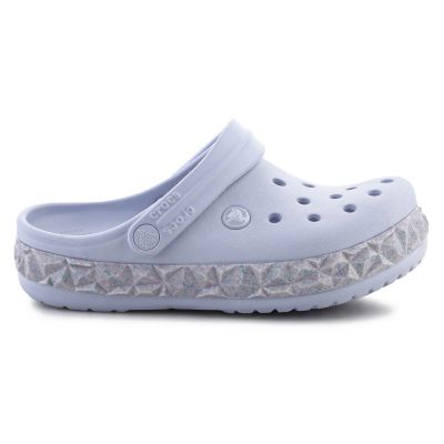 11. Crocs Crockband Geometric Glitter Band Clog Jr 210134-5AF Flip-Flops