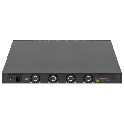 4. Intellinet 562041 Managed Network Switch L3 Gigabit Ethernet (10/100/1000) PoE-Unterstützung Schwarz
