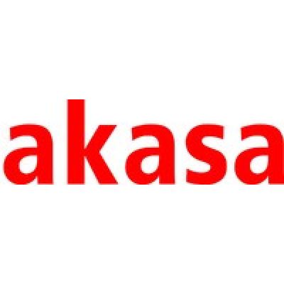 Akasa RISER BLACK X2, Premium PCIe 3.0 x16 Riser-Kabel, 20 cm, 180° PCIe 3.0 x16 Buchse, 180° PCIe 3.0 x16 Stecker
