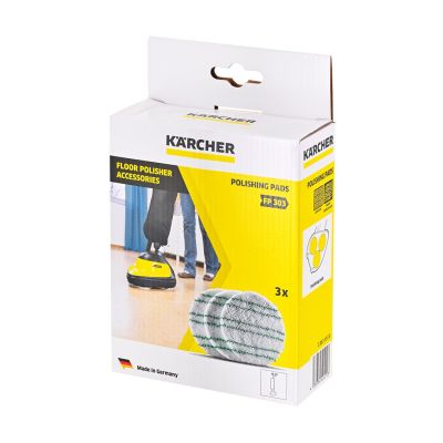 9. Polierpads – lackiertes Parkett/Laminat – 3 Stück. KÄRCHER – 2.863-197.0