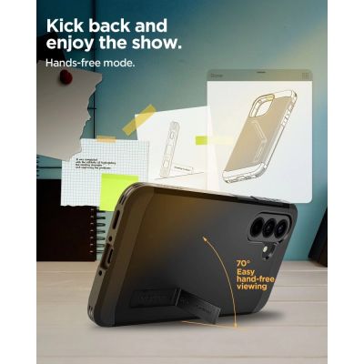 12. Spigen Tough Armor Schutzhülle für Samsung Galaxy A37 5G – Schwarz