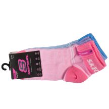 Skechers Mesh Ventilation Quarter Boys and Grils 5PPK Socken SK42055-4130 Pink 31-34