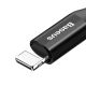 4. Baseus Fish Eye Feder USB-A / Lightning 2A Kabel 1m - schwarz