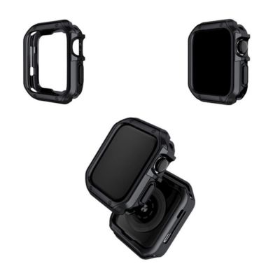 3. Soft Strong Watch Case für Apple Watch 44 mm (Serie 4/5/6/SE) - Schwarz