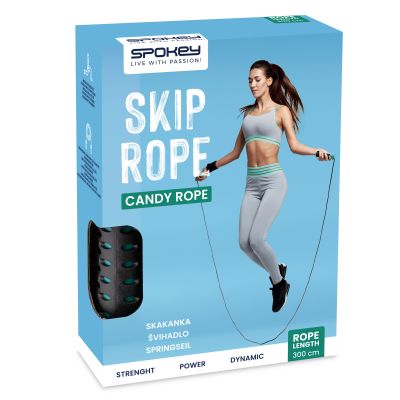 8. Spokey Candy Rope SPK-943631 Springseil mit Lagern
