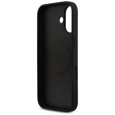 7. Guess 4G MagSafe-Hülle mit Printstreifen für iPhone 17 – Schwarz